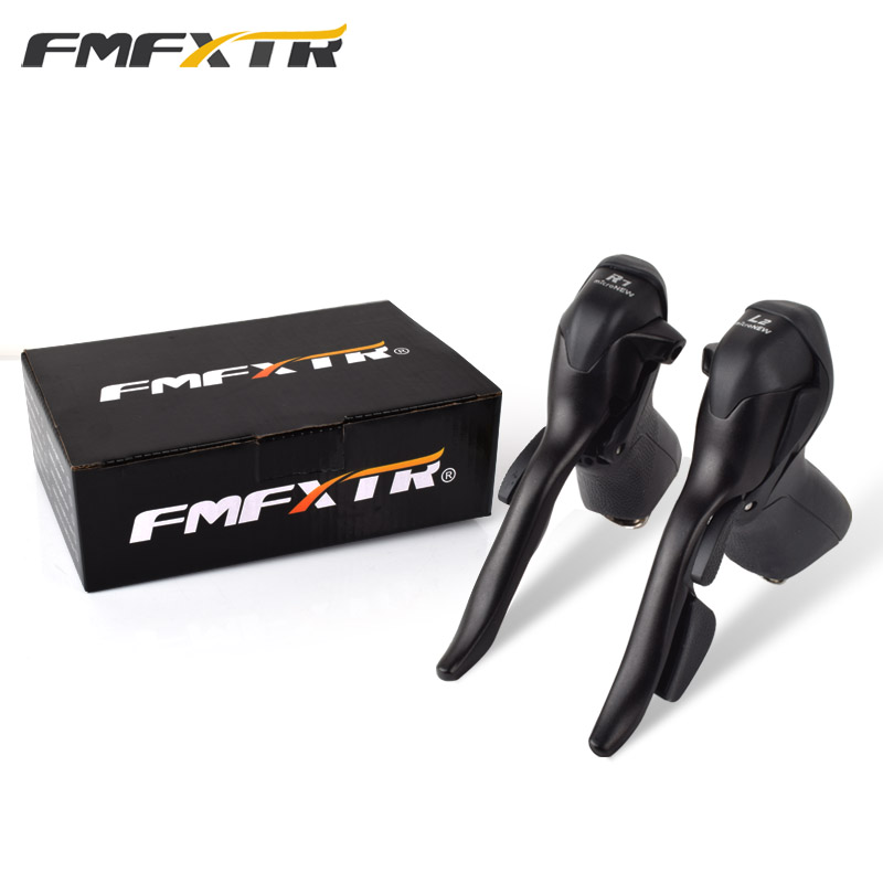 公路车变速器指拨自行车手变速拨杆刹车一体赛车弯把配件改装套装