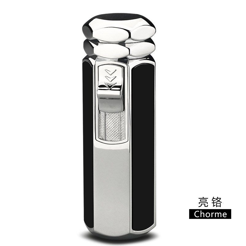 创意金属四直冲大火力雪茄充气防风打火机JL1003个性打火机跨境礼