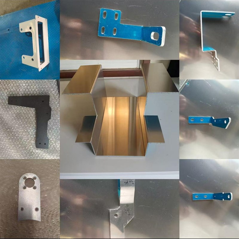 5052铝镁合金板6061铝合金板激光切割定制折弯攻牙焊接铝板加工