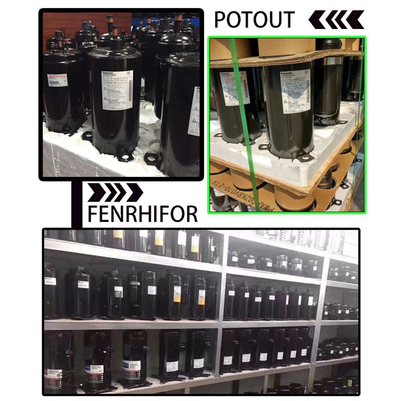 变频空调压缩机1p2匹3匹R410冷暖10v~210v制冷泵R22修板测试维修