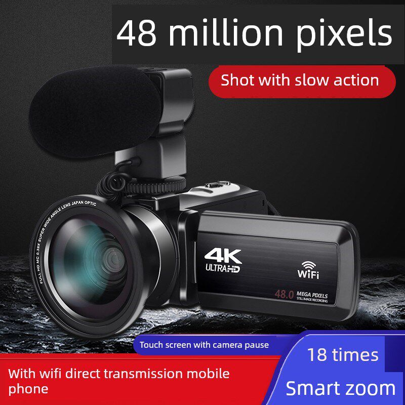 KOMERY AF1数码摄像机4k高清专业家用带WiFi抖音录影DV录像机相机