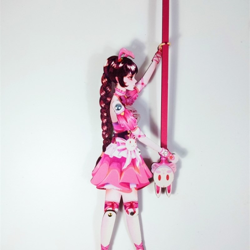 木影戏 木偶人  地方特色工艺品 幼儿园小朋友动手玩具 单手操作