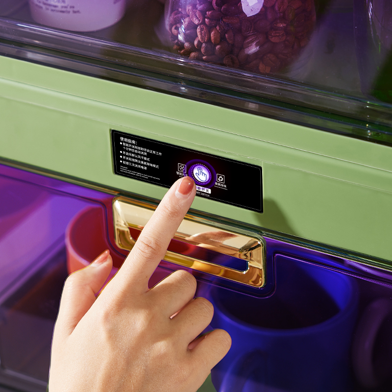 桌面杯子收纳置物架水杯收纳盒防尘消毒款奶瓶托盘沥水杯架子杯架