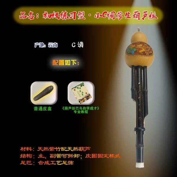 学生练习型单音葫芦丝