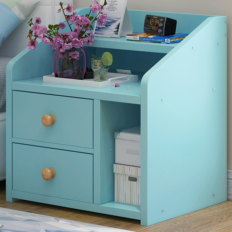 长33 38 43厘米宽30CM木质床头柜卧室置物架床边迷你小储物柜桌子