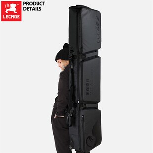 乐凯奇滑雪板包单板包带轮双肩防水耐磨大容量滑雪装备双板包