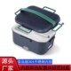 新款 80w车载加热饭盒家车两用双盖电热饭盒1.8升大容量加热餐盒