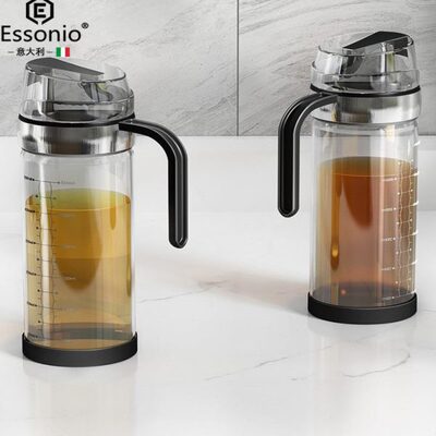 ESSONIO意大利轻奢玻璃油壶防漏厨房家用油壸调味瓶罐酱油醋油罐