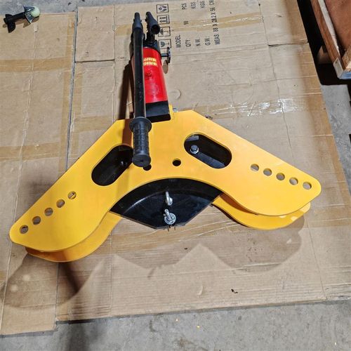 SWP-10A手动液压弯排机u10mm内厚扁铁扁钢液压弯曲机平立弯一体