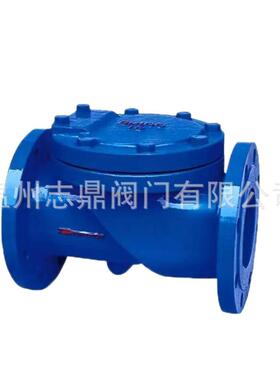 HC44X-16Q/CDN50-DN600球墨铸铁铸钢法兰连接橡胶瓣止回阀水利