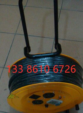 移动拖线盘 3*2.5+1 25米 380V电缆盘卷线盘 带漏电保护3X2.5+1