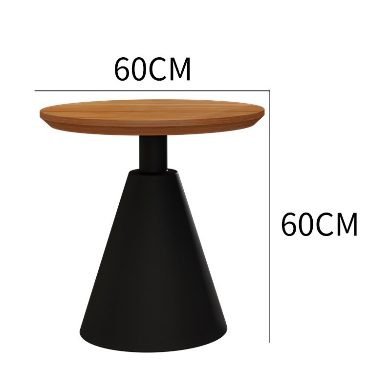 奶油风小茶几家用客厅沙发边几小户型阳台卧室Q角几实木茶桌椅组