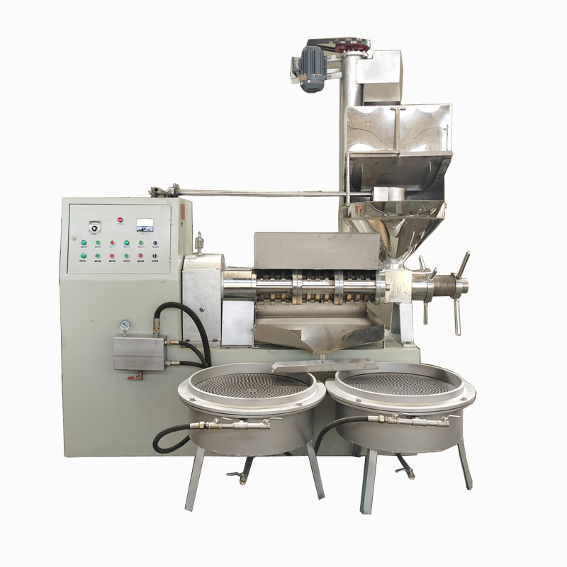 全自动榨油机花生菜籽生熟两用榨油G机商用大中型多功能炸油机