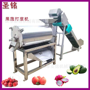 商用椰枣山楂去核打泥机 辣椒大蒜生姜制浆机 红豆沙绿豆沙打浆机