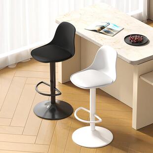 适用吧台椅升降高脚凳靠背吧台凳子久坐不累前台收银柜台椅子商用