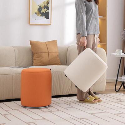 适用轻奢梳妆凳北欧网红小皮凳子家用客厅换鞋凳茶几凳化妆凳简约