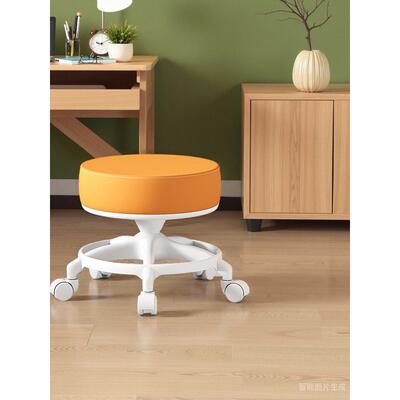 适用大叔凳万能滑轮低凳超安静家庭客厅靠背小沙发凳成人可拆卸换