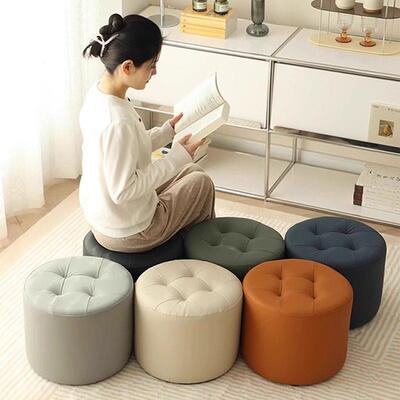 适用采购产品家用小凳，矮凳，客厅沙发凳，圆墩门口换鞋凳，坚固