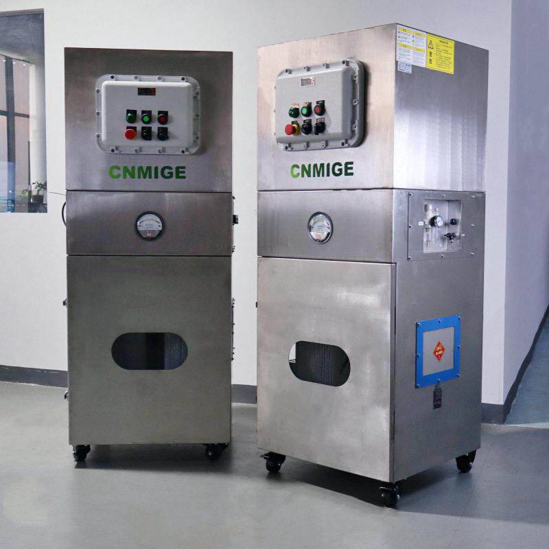 车间防静电金属粉末除尘器布料纺织品裁剪粉尘集尘器除尘柜厂家