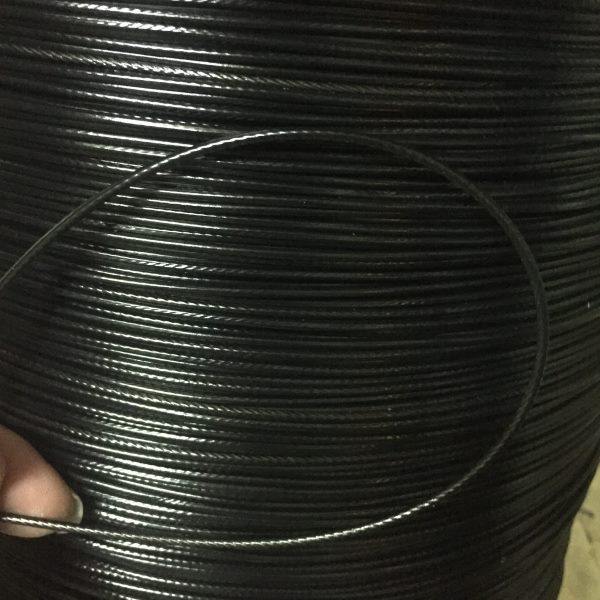 304不锈钢黑色包胶钢丝绳广告吊绳大棚拉绳晾衣绳海钓线挂画绳,家装主材,钢丝绳,淘宝优惠券,粉丝福利购,淘宝优惠卷