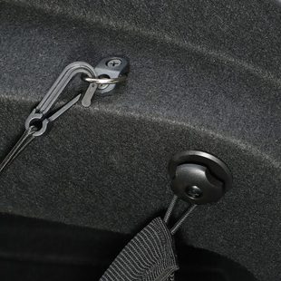 汽车后备箱行李网挂钩配件收纳网兜挂环免打孔通用型固定拉绳挂扣