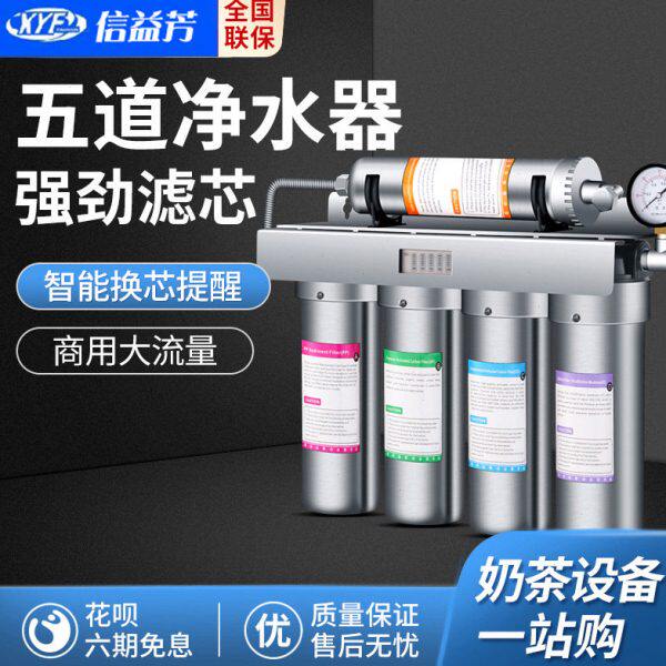 信益芳不锈钢净水器滤水器五道超滤机椰壳滤芯厨房可直饮过滤器