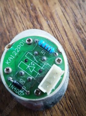 电梯按钮KA122P01 DC24V 12V 6V椭圆形按钮 盲文不锈钢按钮 红光