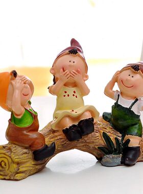 田园家居饰品创意树脂工艺品小摆设书房桌面摆件个性少女生日礼物