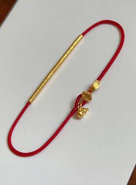 2025新款寓意好红绳吉祥如意,福禄安康,顺顺顺如意手工编织红绳