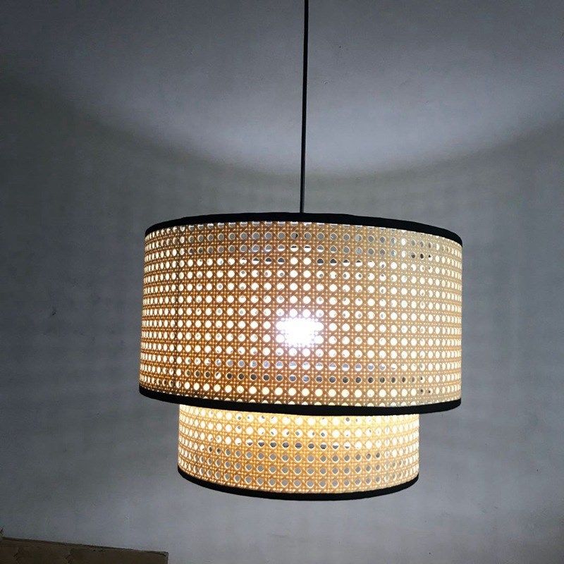 东南亚竹艺竹编吊灯餐厅饭v店火锅店日式民宿藤编铁艺装饰灯笼吊,家装灯饰光源,客厅吊灯,淘宝优惠券,粉丝福利购,淘宝优惠卷