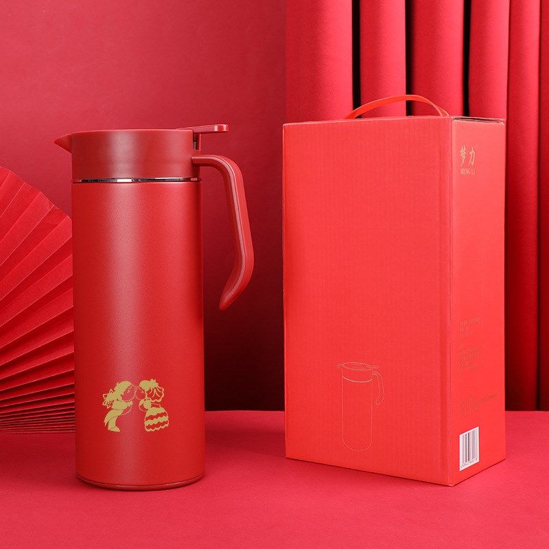 结婚用品热水壶家m用保温瓶女方陪嫁暖水壶玻璃内胆红色便携一对,节庆用品/礼品,婚房装扮用品,淘宝优惠券,粉丝福利购,淘宝优惠卷