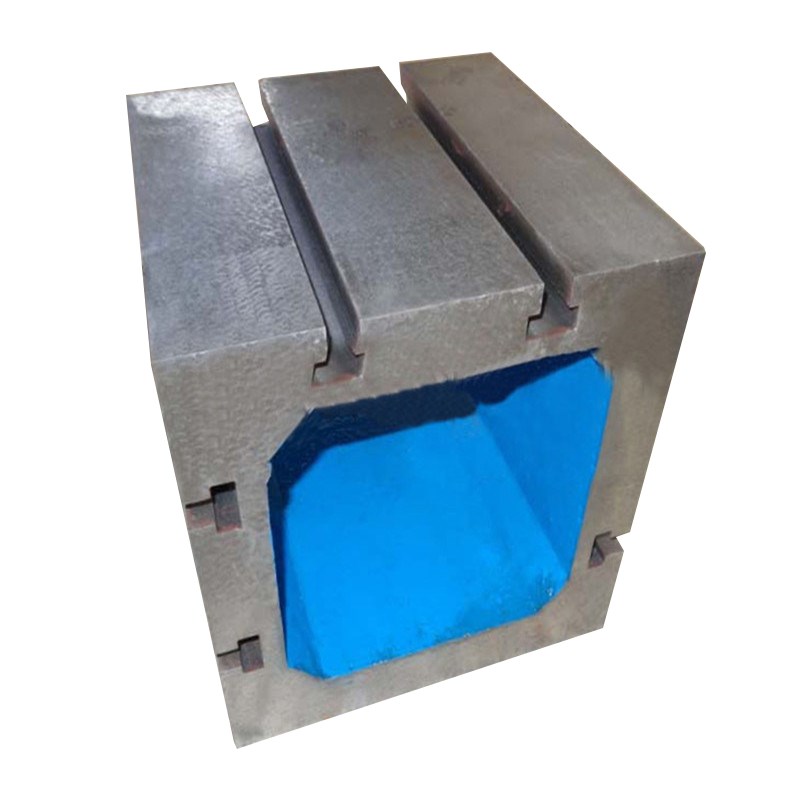 新款铸铁方箱检验测量机床辅w助加工垫箱加高精密工作台床身T包邮