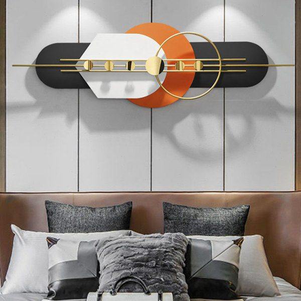 主卧室床头墙壁挂件创意轻奢客厅沙发背景墙挂饰电视墙面装饰壁挂