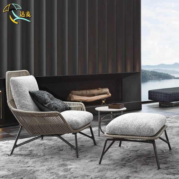 户外沙发藤编藤沙发组合软装创意家具北欧现代阳台花园单人沙发椅,住宅家具,户外沙发,淘宝优惠券,粉丝福利购,淘宝优惠卷