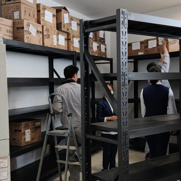 昆明金属升降云南省家用黑色货架子仓库车库仓储超市展示置物包邮