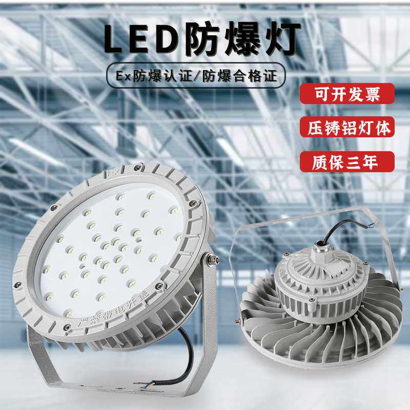 LED防爆灯仓库车间化厂房工业工矿灯防腐加油站罩棚投泛光灯