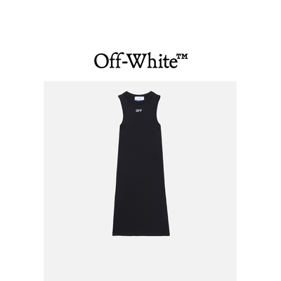 OFF-WHITE™女装修身无袖连衣裙短裙630001XM