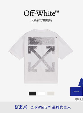 OFF-WHITE™ 情侣装纯棉圆领短袖T恤2026新款时尚潮牌宽松百搭T恤