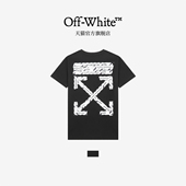 WHITE™ 情侣装 新款 OFF 双箭头图案短袖 T恤