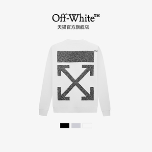 纯棉宽松线性跳动卫衣男重磅无帽圆领上衣男女同款 off white新款