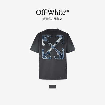 OFF-WHITE™情侣装新款宽松短袖T恤时尚街潮双箭头图案装饰半袖