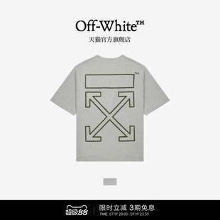 OFF-WHITE™情侣装圆领短袖T恤新款潮牌箭头印花宽松半袖男女同款