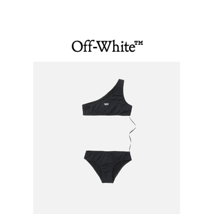 WHITE ABLOH™童装 VIRGIL 不对称单肩分体泳衣AER001EK OFF