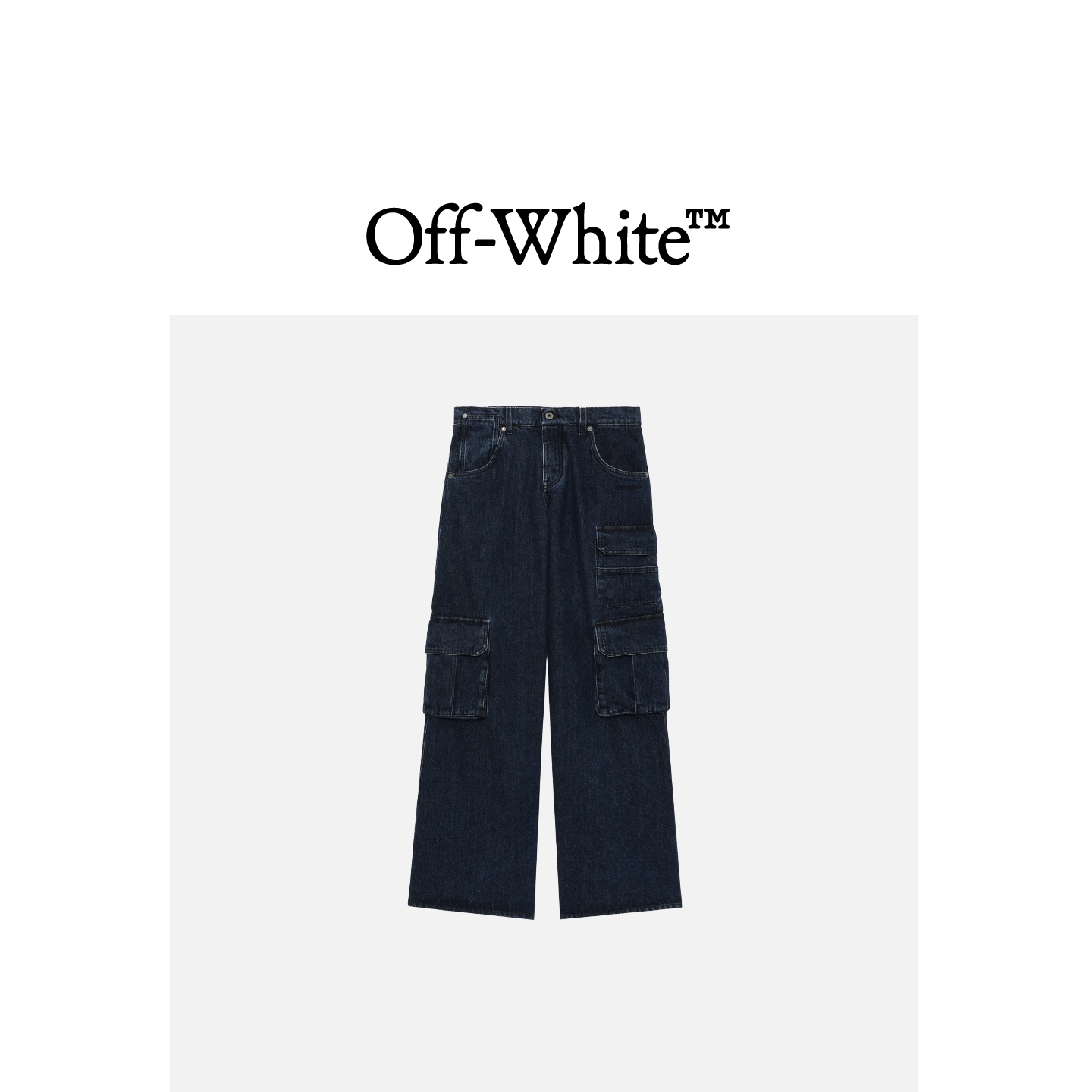 OFF-WHITE c/o VIRGIL ABLOH™女装阔腿工装牛仔裤长裤190600XN