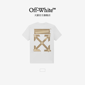 WHITE™ 情侣装 新款 OFF 双箭头图案短袖 T恤