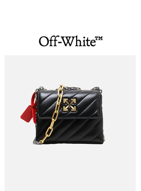 OFF-WHITE™女新品单肩斜挎包牛皮绗缝007110