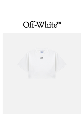 OFF-WHITE c/o VIRGIL ABLOH™女装短款露脐圆领短袖T恤810110X