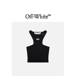 VIRGIL ABLOH™女装 OFF 短款 修身 工字背心086110XI WHITE