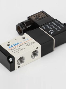 AIRTAC  VALVE气动阀MODEL 4M210-08电磁换向阀AC220V DC24V