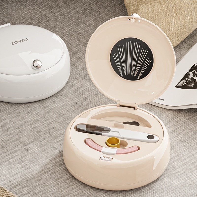 磁吸新款轻奢奶油风针线盒家用高端质量家庭缝补神器套装收纳盒